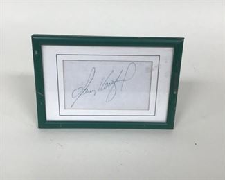 Framed Sandy Koufax Signature 
