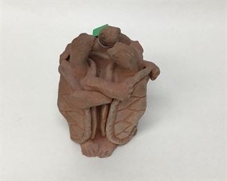 “ Embracing” Clay Turtles For the Garden 