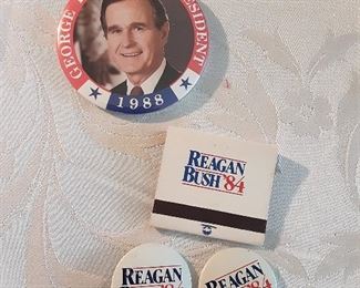 Vintage Political pins