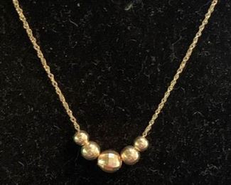 079 14K Gold Necklace