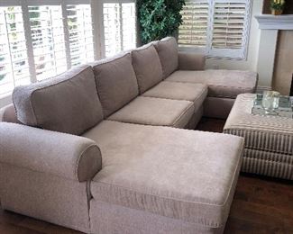 Custom Sofa - ottoman is not for sale