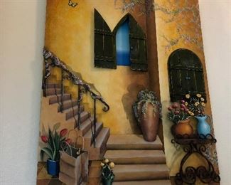 3-d metal art