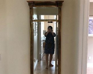 Hall mirror - in the Edwardian style