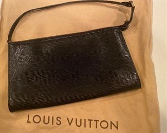 Louis Vuitton, Epi Pochette Bag Black (with dust cover)&nbsp;- Like New Condition, $350
