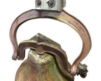 Lot 026
Antique Bell Crystal Metal Choke