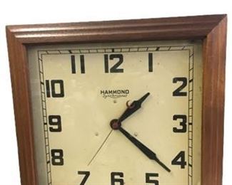 Lot 088
Hammond Synchronus Wall Clock