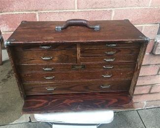 Lot 158
Wood Machinist Tool Union Chest