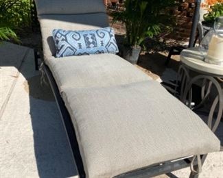 Summer Classic   AIRE CHAISE LOUNGE $855 ea offered for  $399 each   2 available  includes cushions w24.75xD80.5xH13.75 all has been power washed and sanitized    314 494 7222  we take charges