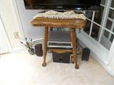 Nice old table, electronics not for sale