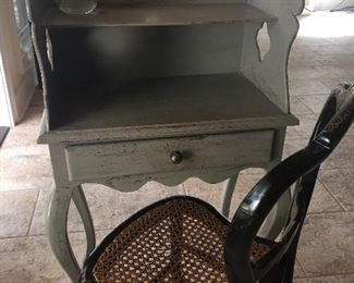 Sweet Distressed Desk and French Chair 