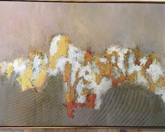 Striking Painting from Albarados 
    Width  54.5”
    Height 39”