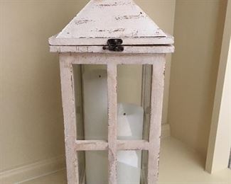 Tall Distressed Candle Holder
    Height 20”