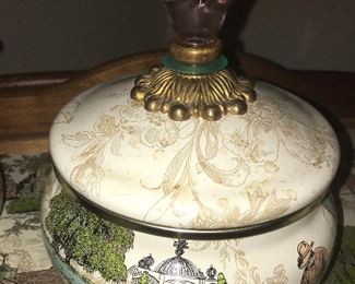 Close Up of Retired Aurora Mackenzie-Child’s Tea/Coffee Canister