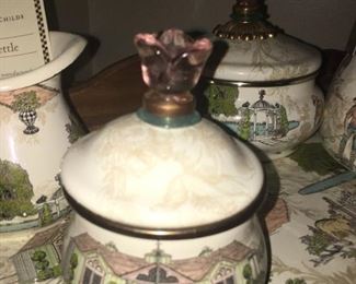 Close Up of Retired Aurora MacKenzie- Childs Sugar Bowl
