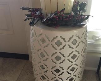 Cool Cut Out Metal Drum Seat 