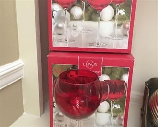 2 Boxes of Lenox Holiday Optic Balloons 