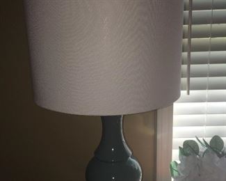 Pretty Little Lamp with Linen Drum Shade