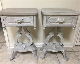 Pair (2) Gorgeous Faux Finished  Nite
Stands 