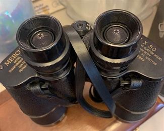 Binoculars. 