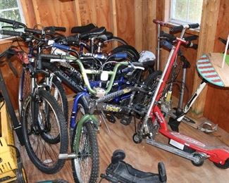 Bikes and Scooters