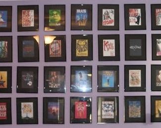 Broadway Framed Playbills