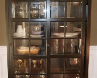 Sliding Glass Door China Cabinet