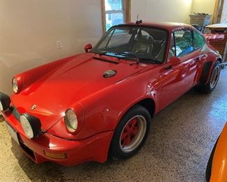 1974 Porsche Carrera 2.7 coupe, US version, set up for rally driving. ORIGINAL OWNER. Turbo body & tail, Fuchs wheels.