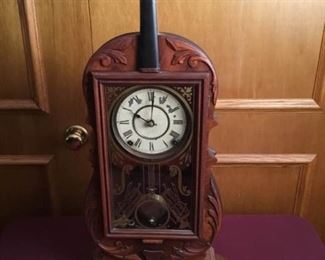Stunning Vintage Violin ST Clock