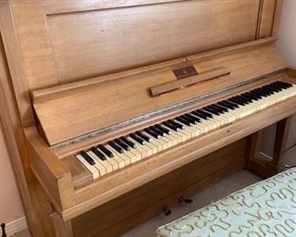 #10 Steinway Upright Piano 51”H x 27”D x 57.5”W 