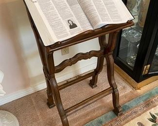#18 Book Stand  Baker furniture 37”H	$195
