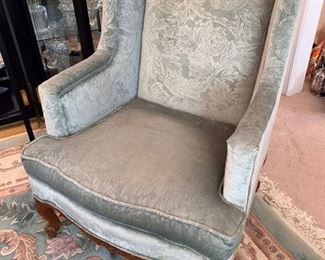 Green Arm Chair  29”W x 37”H x 29”D   $175
