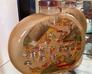 #48 Large Oriental Jar with glass lid                      $  60
