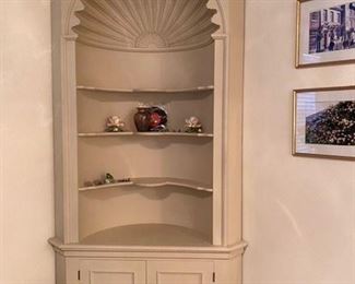 #147 Pair Corner Cabinets  		$ 800