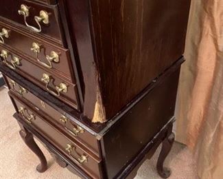 #151 Jewelry Armoire  20”W x 14.5”D x 52.5”H    as is   			$  75
