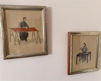 #182 - $75 Borghese set of two Oriental prints - 