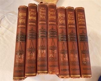 $60 set of Epochs of History by Scribers
