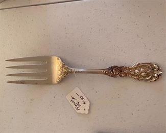 #195 - Francis The 1st Sterling meat fork $100
