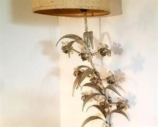 Midcentury metal wall sconce
