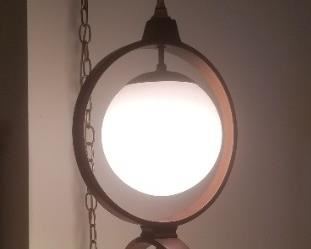 Mod two ball pendant lamp