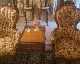 Pair of matching arm chairs