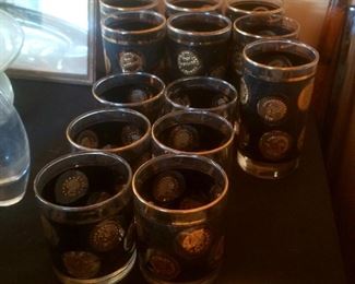 60's cocktail glasses