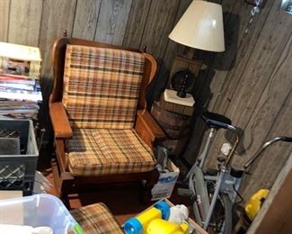Checkered chair $40