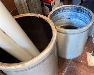 Huge crocks $25-$50ea