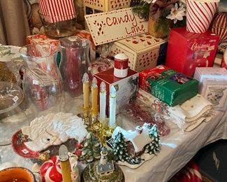 Holiday items. Our client loves peppermint!