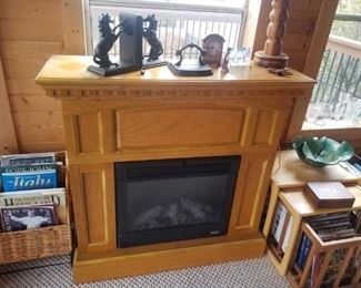 $150,00. Electric fireplace
