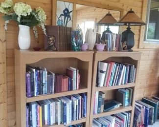 Books, huge collection of cookbooks, religious and travel books