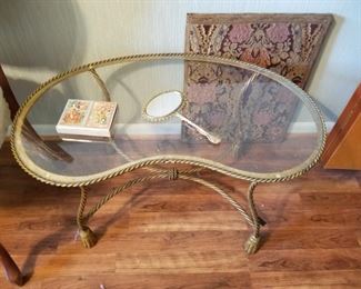 Brass table
