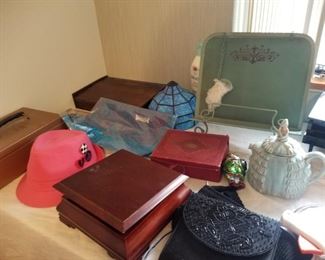 Hats and music boxes