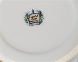 Imperial china dish set