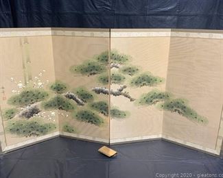 Pine Tree Bamboo and Plum Blossoms by Kiyohiko Nishida